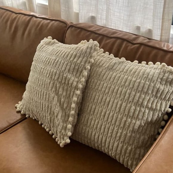 Modern Farmhouse Throw Pillow Covers Set Decorative Accent Cases Boho Decor 18" - Picture 11 of 13